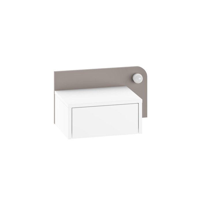 Hanah Home Dotta Blanco y Moca Claro con LED